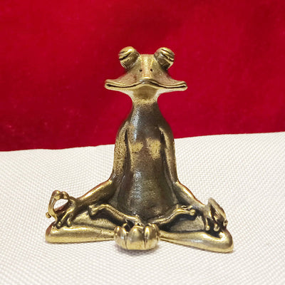 Buddha Stones Mini Small Frog Turtle Koi Fish Snail Crab Copper Wealth Home Decoration Decorations BS 10