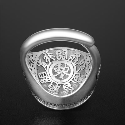 Yin Yang Balance Adjustable Ring Rings BS 4