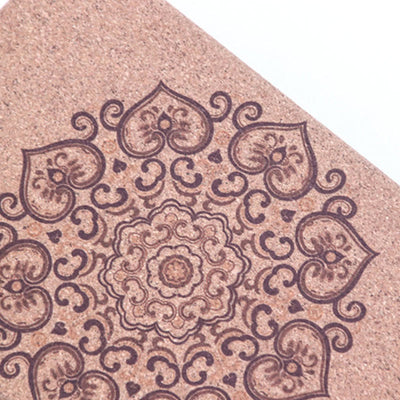 Buddha Stones Tibetan Mandala Mindful Yoga Cork Block Yoga Cork Block buddhastoneshop 13