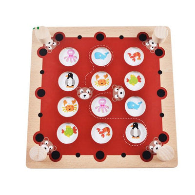 Juego de memoria de madera Montessori - Juguetes de matemáticas