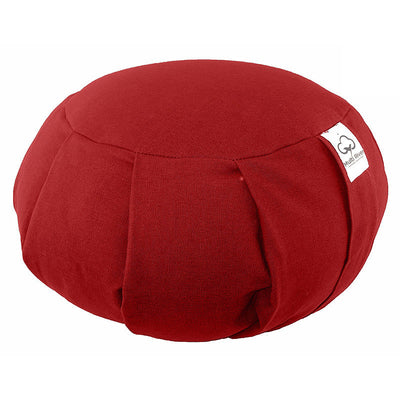 Buddha Stones Cotton Buckwheat Husks Meditation Seat Cushion Home Decoration Decorations buddhastoneshop 36cm*15cm Red
