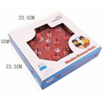 Juego de memoria de madera Montessori - Juguetes de matemáticas