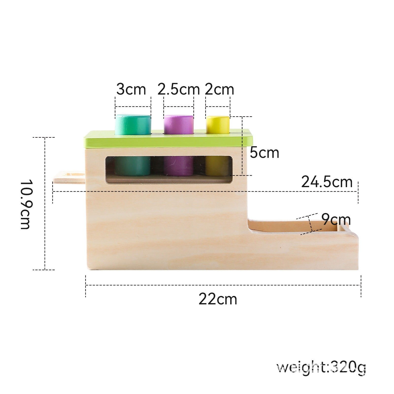 Montessori Object Permanence Visual Tracking Box