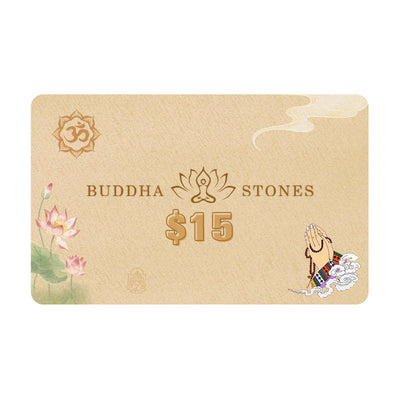 Buddha Stones Convey Good Luck Gift Certificate Digital Gift Card BS $15.00