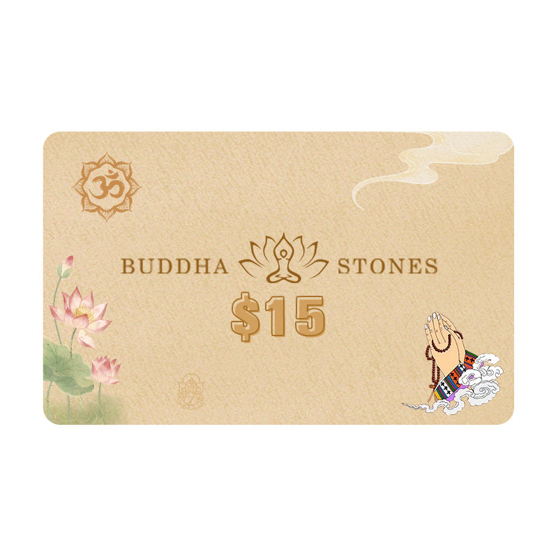 Buddha Stones Convey Good Luck Gift Certificate Digital Gift Card BS $15.00