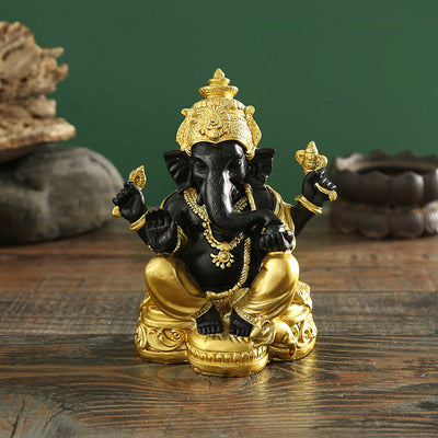 Buddha Stones Tibetan Ganpati FengShui Decoration Decoration BS Ganpati
