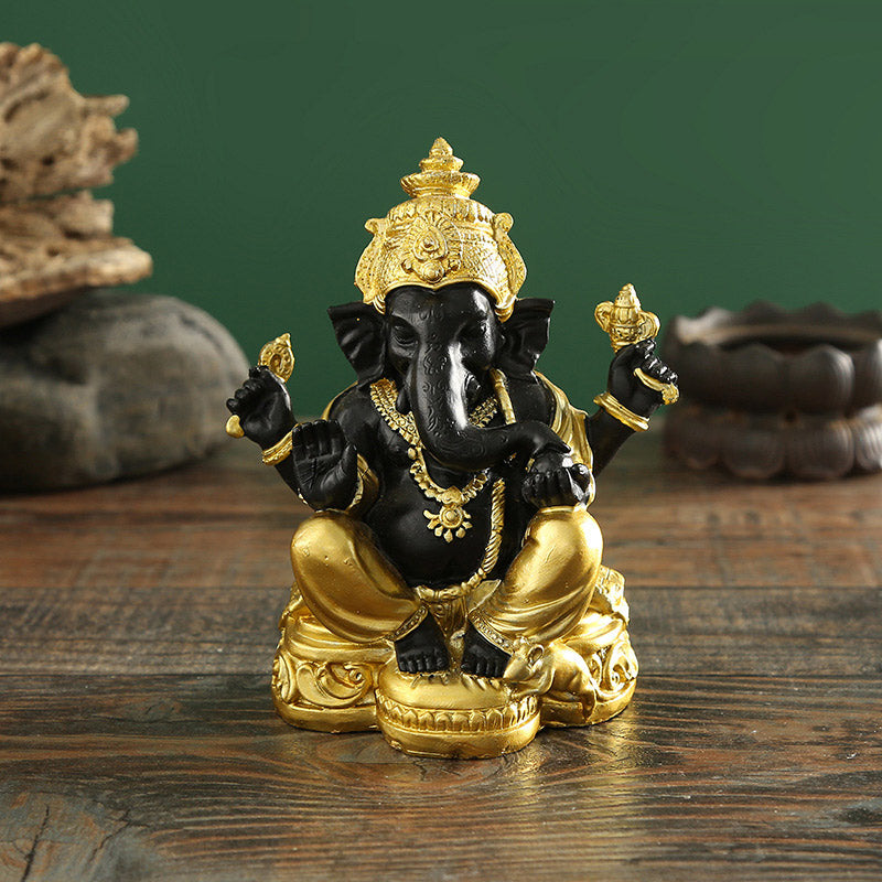 Buddha Stones Tibetan Ganpati FengShui Decoration Decoration BS Ganpati