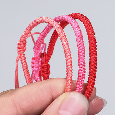 Buddha Stones Tibetan 3Pcs King Kong Knot Protection Braided Bracelet Bracelet BS 12
