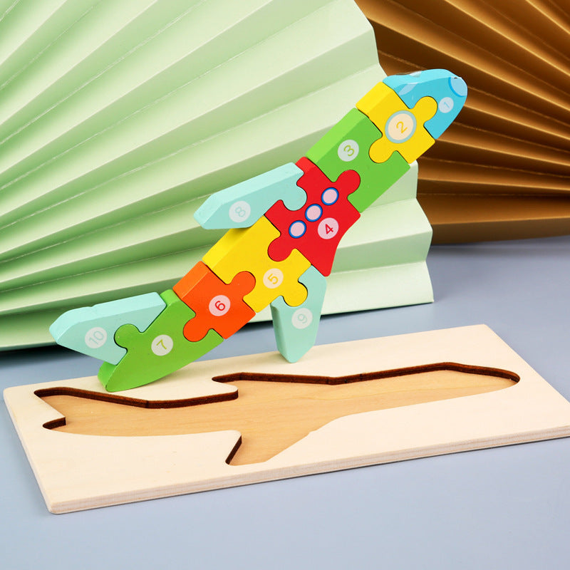 Educational 3D Wooden Puzzle for Children
