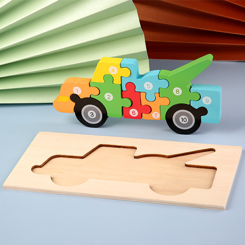 Educational 3D Wooden Puzzle for Children