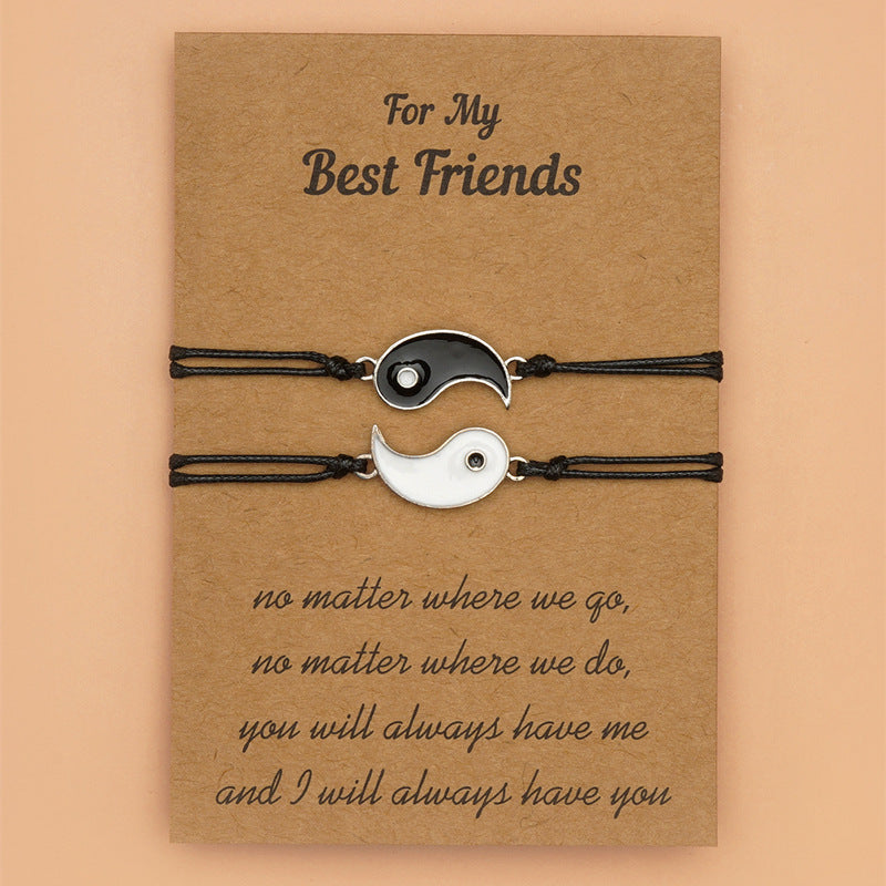 FREE Today:  Everlasting Friendship Love Couple Balance Bracelet - Yin Yang (NEW EDITION WITH CARD) - image 9