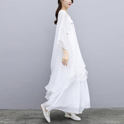 Buddha Stones 3Pcs Yoga Chiffon Clothing Uniform Meditation Zen Practice Women's Set - image 23