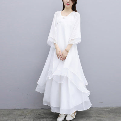 Buddha Stones 3Pcs Yoga Chiffon Clothing Uniform Meditation Zen Practice Women's Set - image 22