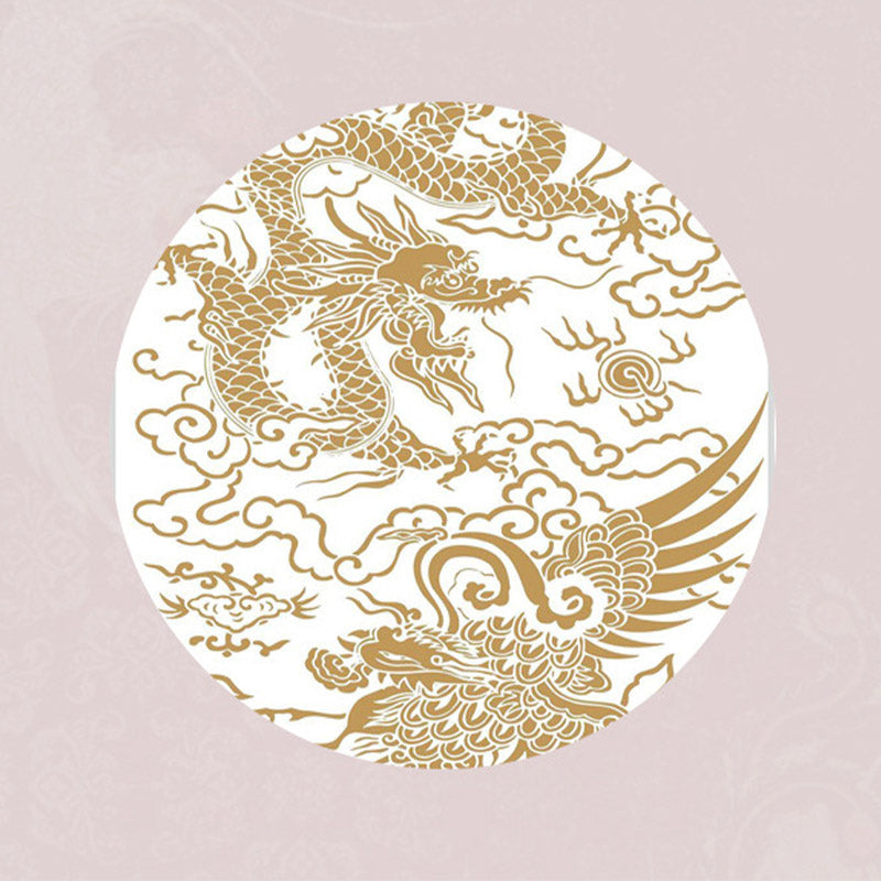Foviel Handmade 925 Sterling Silver Year of the Dragon Phoenix Peace Buckle Luck Couple Bracelet