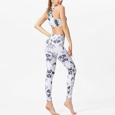Buddha Stones Flowers Leaves Print Pants Sports Fitness Yoga Leggings Women's Yoga Pants - image 10