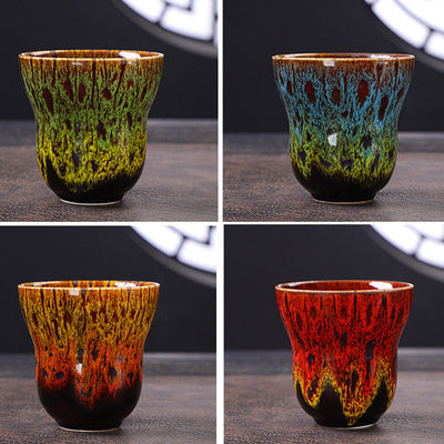 Buddha Stones Vintage Kiln Change Design Ceramic Coffee Mug Tea Cup 150ml - image 19