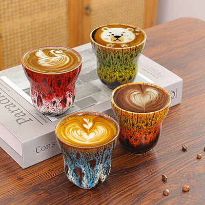 Buddha Stones Vintage Kiln Change Design Ceramic Coffee Mug Tea Cup 150ml - image 21
