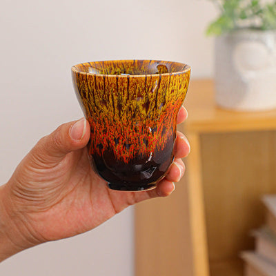 Buddha Stones Vintage Kiln Change Design Ceramic Coffee Mug Tea Cup 150ml - image 14