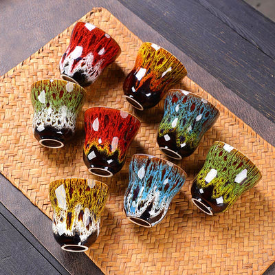 Buddha Stones Vintage Kiln Change Design Ceramic Coffee Mug Tea Cup 150ml - image 23