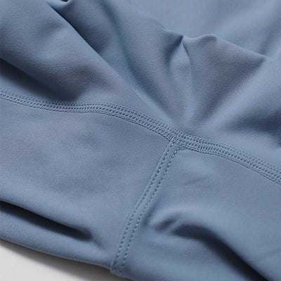 Combinaison moulante de sport Foviel pour femme, à manches longues et fermeture éclair, idéale pour le yoga et le fitness
