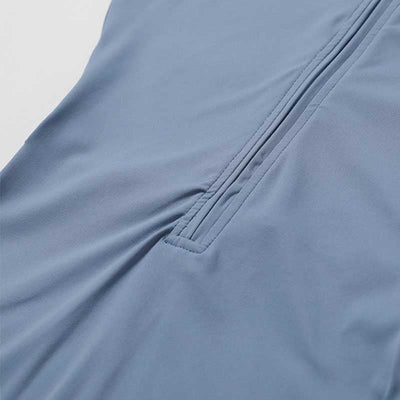 Combinaison moulante de sport Foviel pour femme, à manches longues et fermeture éclair, idéale pour le yoga et le fitness