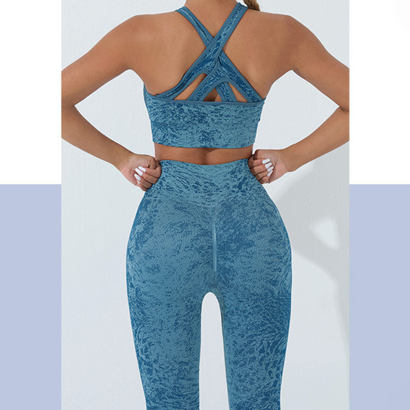 Buddha Stones Seamless Fitness Crop Tank Top High Waist Leggings Pants Sports Gym Yoga Outfits - image 19