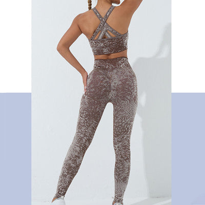 Buddha Stones Seamless Fitness Crop Tank Top High Waist Leggings Pants Sports Gym Yoga Outfits - image 14