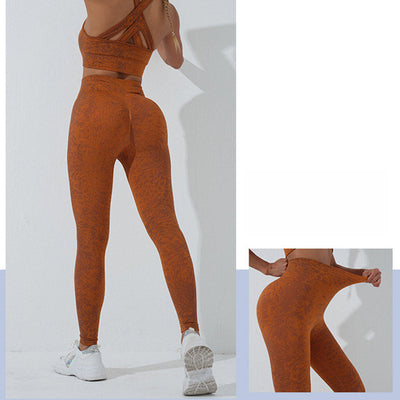 Buddha Stones Seamless Fitness Crop Tank Top High Waist Leggings Pants Sports Gym Yoga Outfits - image 24