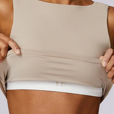 Foviel Sleeveless Backless Strap Tank Top Bra Flared Pants Sports Fitness Yoga