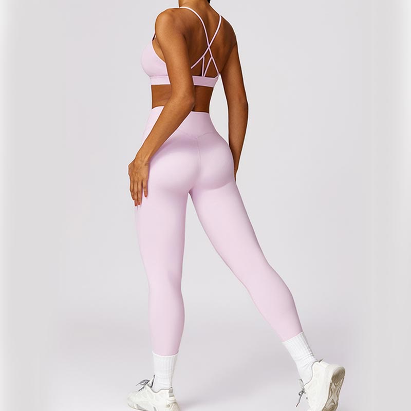 Buddha Stones Women Short Sleeve T-Shirt Top High Waist Leggings Pants For Sports Yoga - image 78