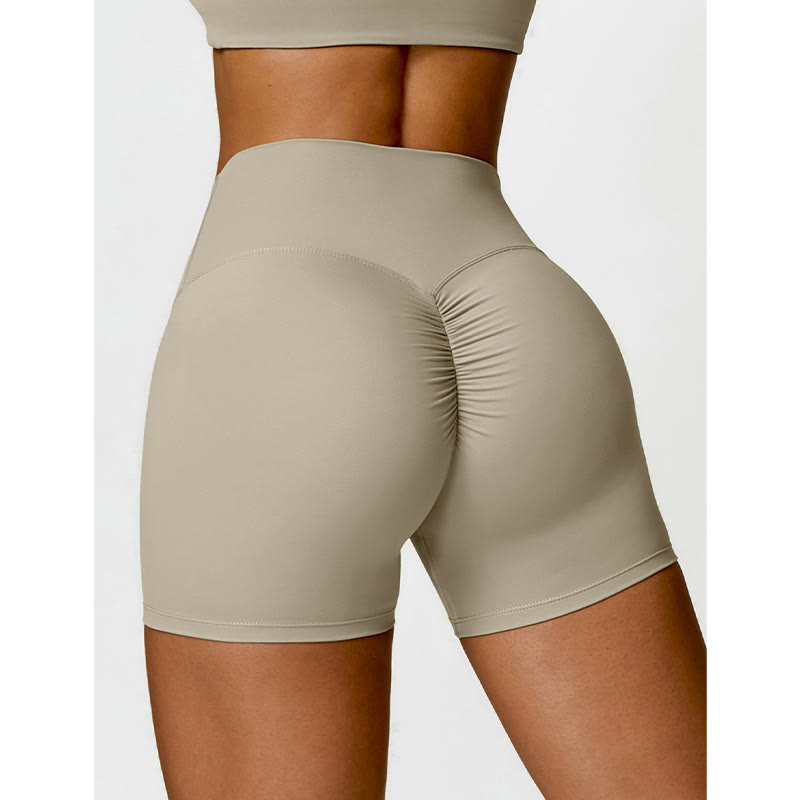 Buddha Stones Gym Sports Yoga Backless Bra Crop Tank Top Shorts - image 55