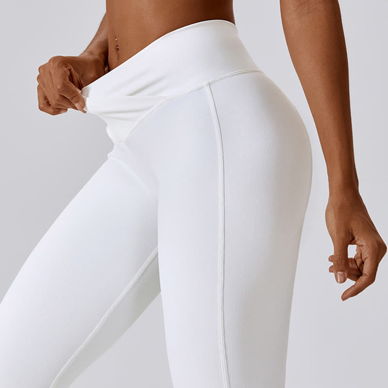 Foviel Ärmellose Crop Tank Top Flared Hose Sport Fitness Yoga