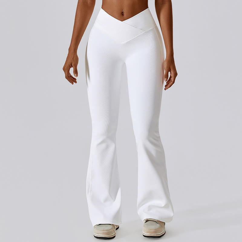 Foviel Ärmellose Crop Tank Top Flared Hose Sport Fitness Yoga