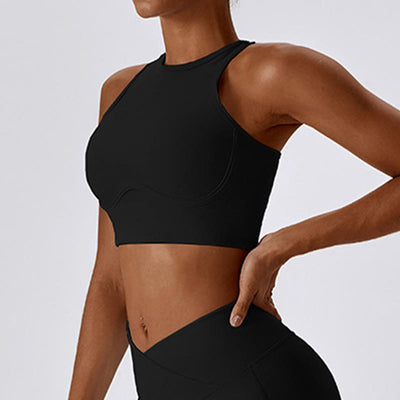 Foviel Ärmellose Crop Tank Top Flared Hose Sport Fitness Yoga