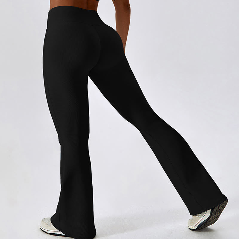Foviel Ärmellose Crop Tank Top Flared Hose Sport Fitness Yoga