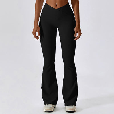Foviel Ärmellose Crop Tank Top Flared Hose Sport Fitness Yoga