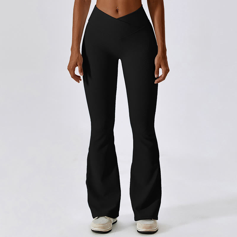 Foviel Ärmellose Crop Tank Top Flared Hose Sport Fitness Yoga