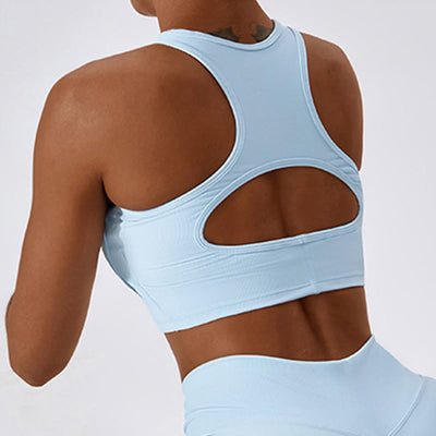 Foviel Ärmellose Crop Tank Top Flared Hose Sport Fitness Yoga