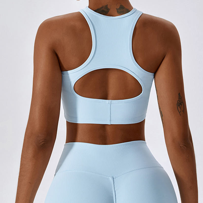 Foviel Ärmellose Crop Tank Top Flared Hose Sport Fitness Yoga