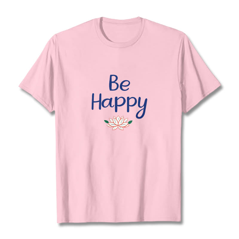 Foviel Be Happy Lotus Tee T-shirt