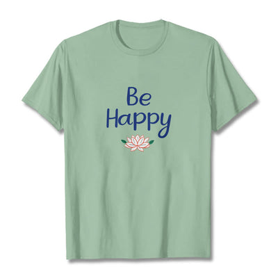 Foviel Be Happy Lotus Tee T-shirt