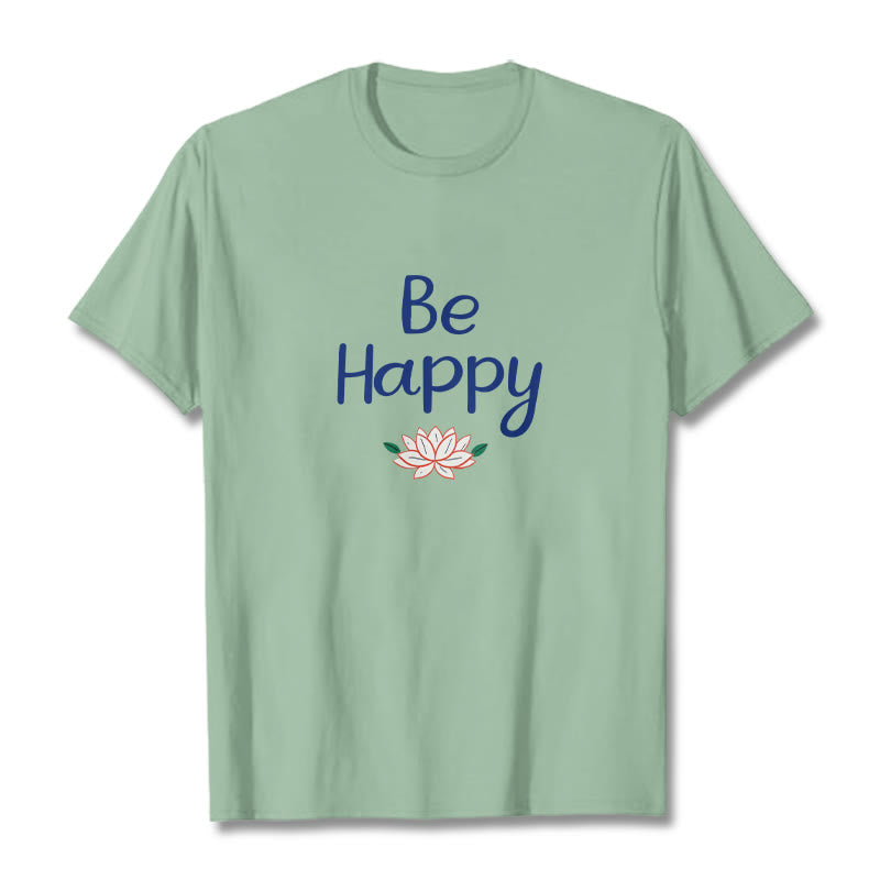 Foviel Be Happy Lotus Tee T-shirt