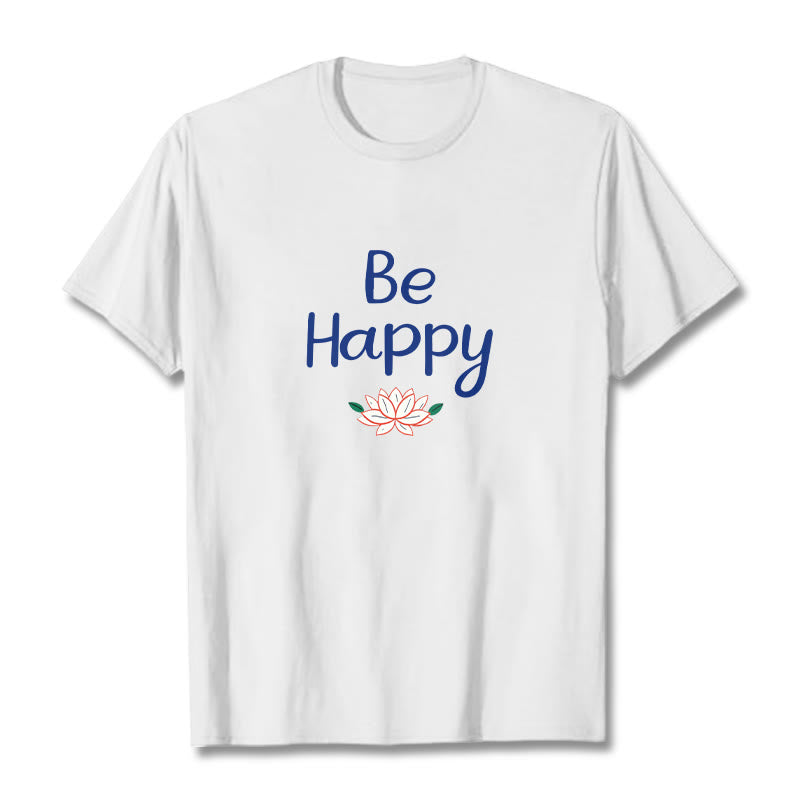 Foviel Be Happy Lotus Tee T-shirt