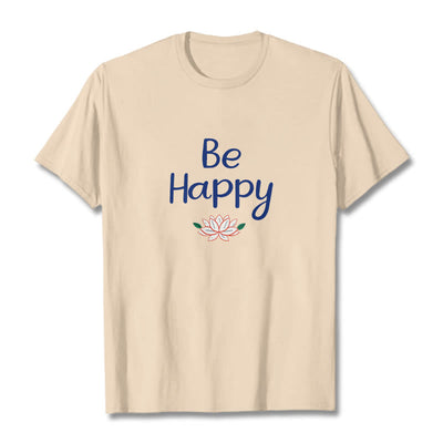 Foviel Be Happy Lotus Tee T-shirt