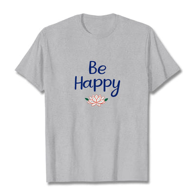 Foviel Be Happy Lotus Tee T-shirt