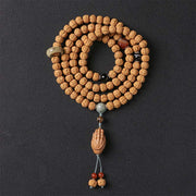 Bracelet porte-bonheur Foviel avec perle Dzi à trois yeux en graine de Bodhi et main de Bouddha pour la richesse