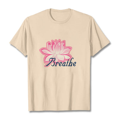 Foviel BREATHE Lotus Flower Tee T-shirt
