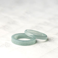 Foviel Natürliche Jade Wohlstand Glück Ring