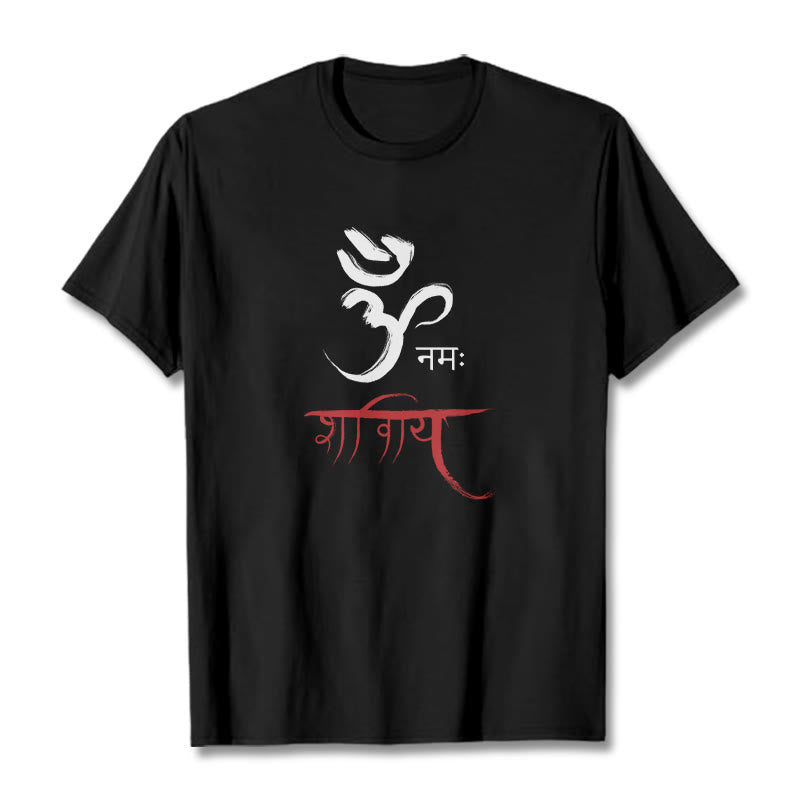T-shirt Foviel OM NAMAH SHIVAYA Mantra sanskrit