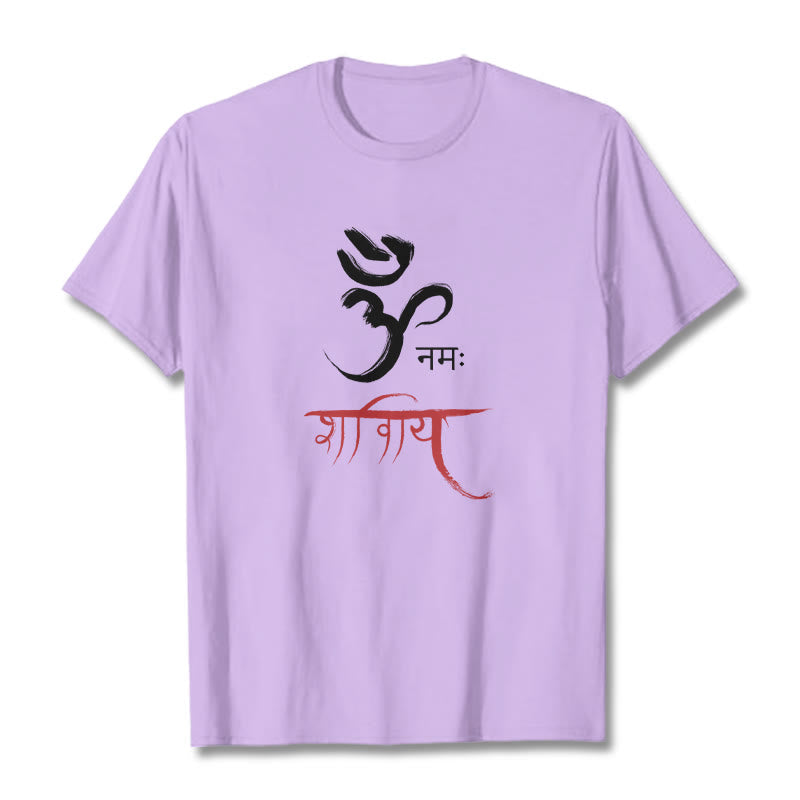 T-shirt Foviel OM NAMAH SHIVAYA Mantra sanskrit